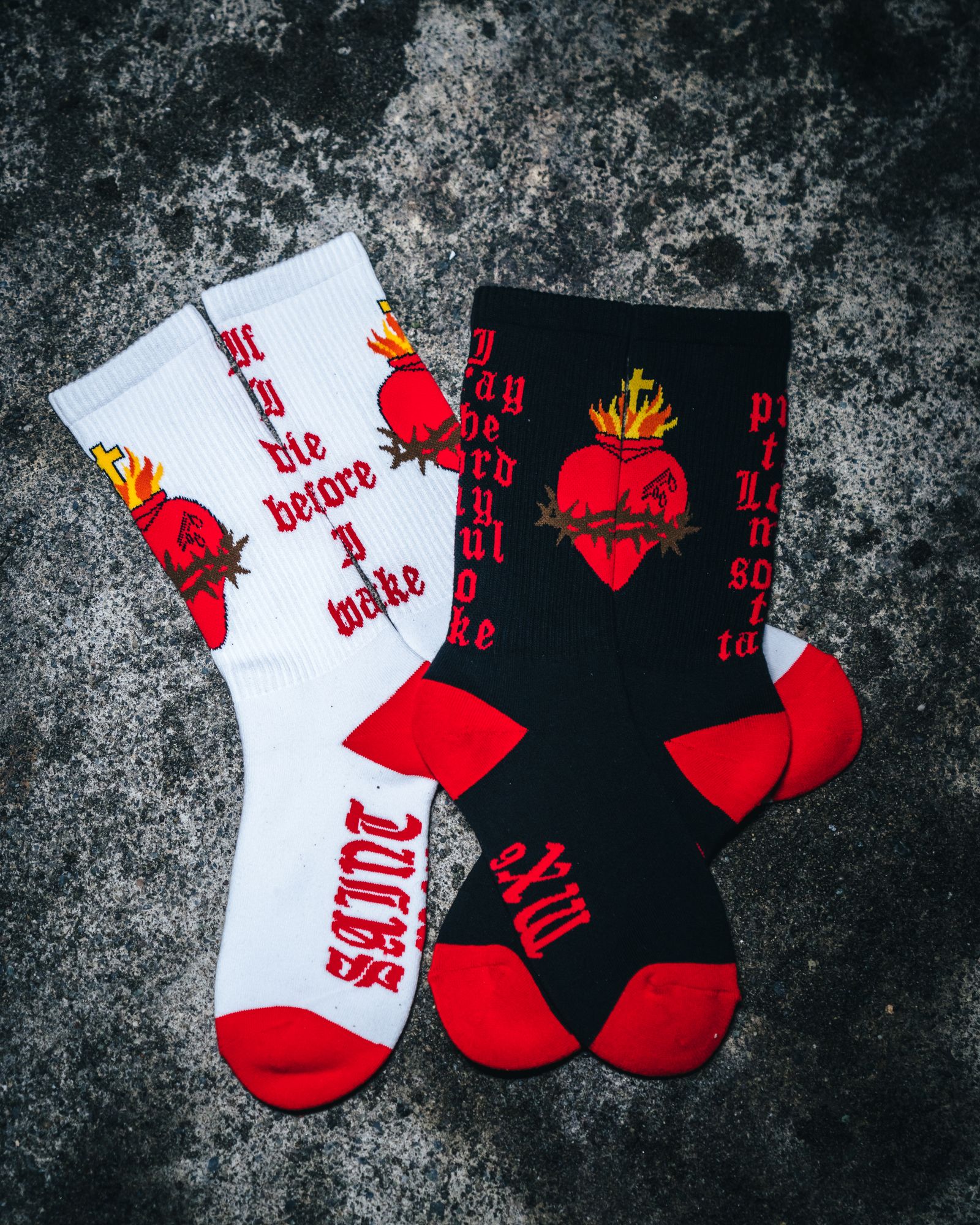 SM-A23-0000-104 / SOCKS / HEART / ソックス (ホワイト)