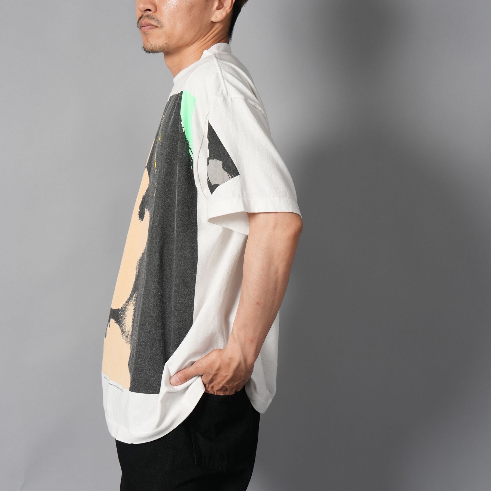 【残りわずか】【コラボ】SM-MK1-0000-C14 / AMY_SS T-SHIRT / BACK TO BLK / WHITE / Tシャツ (ホワイト)