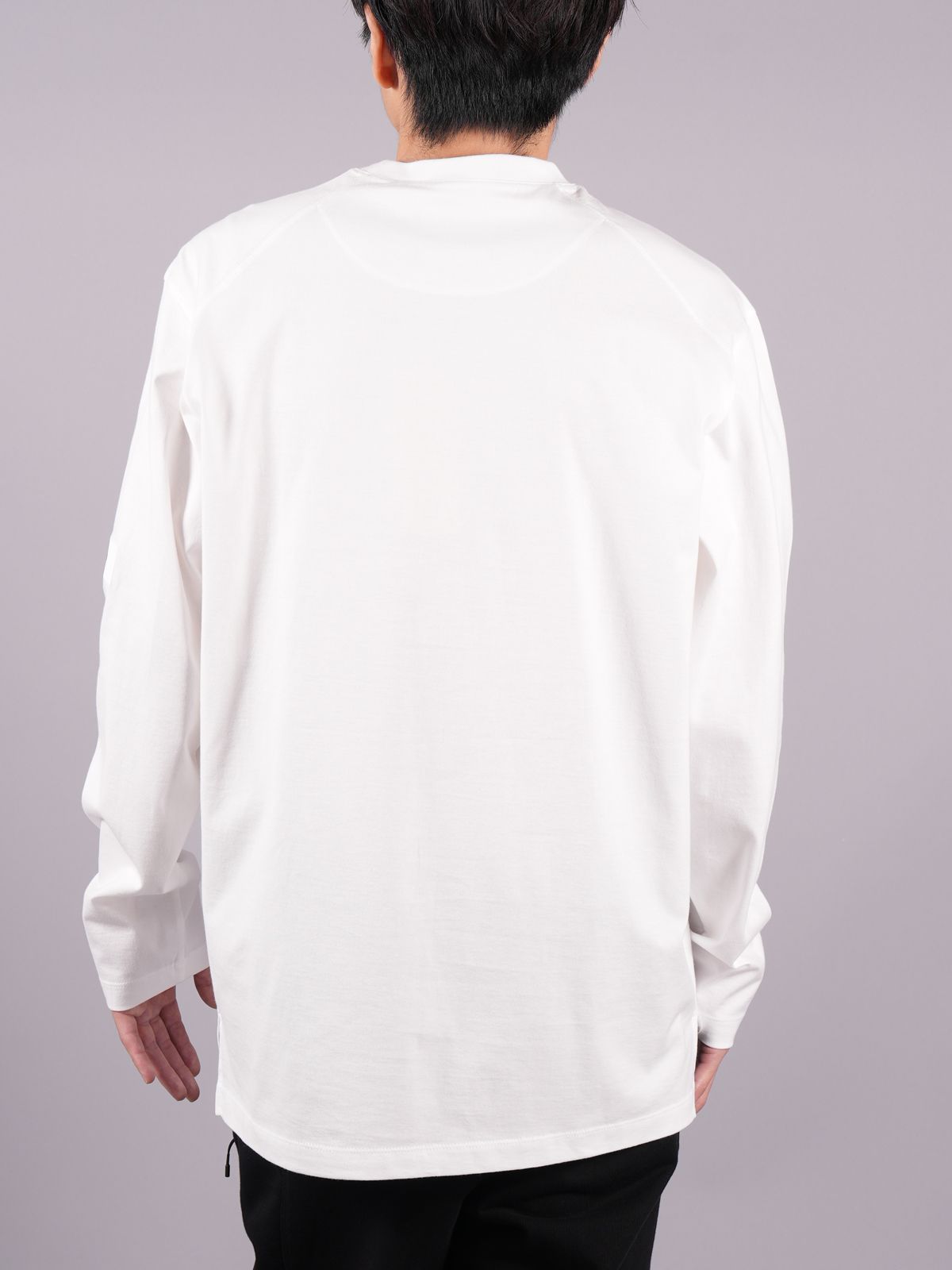 【ラスト1点】【定番商品】 LS TEE  / カットソー / ロンT 【ルーズフィット】 (コアホワイト)