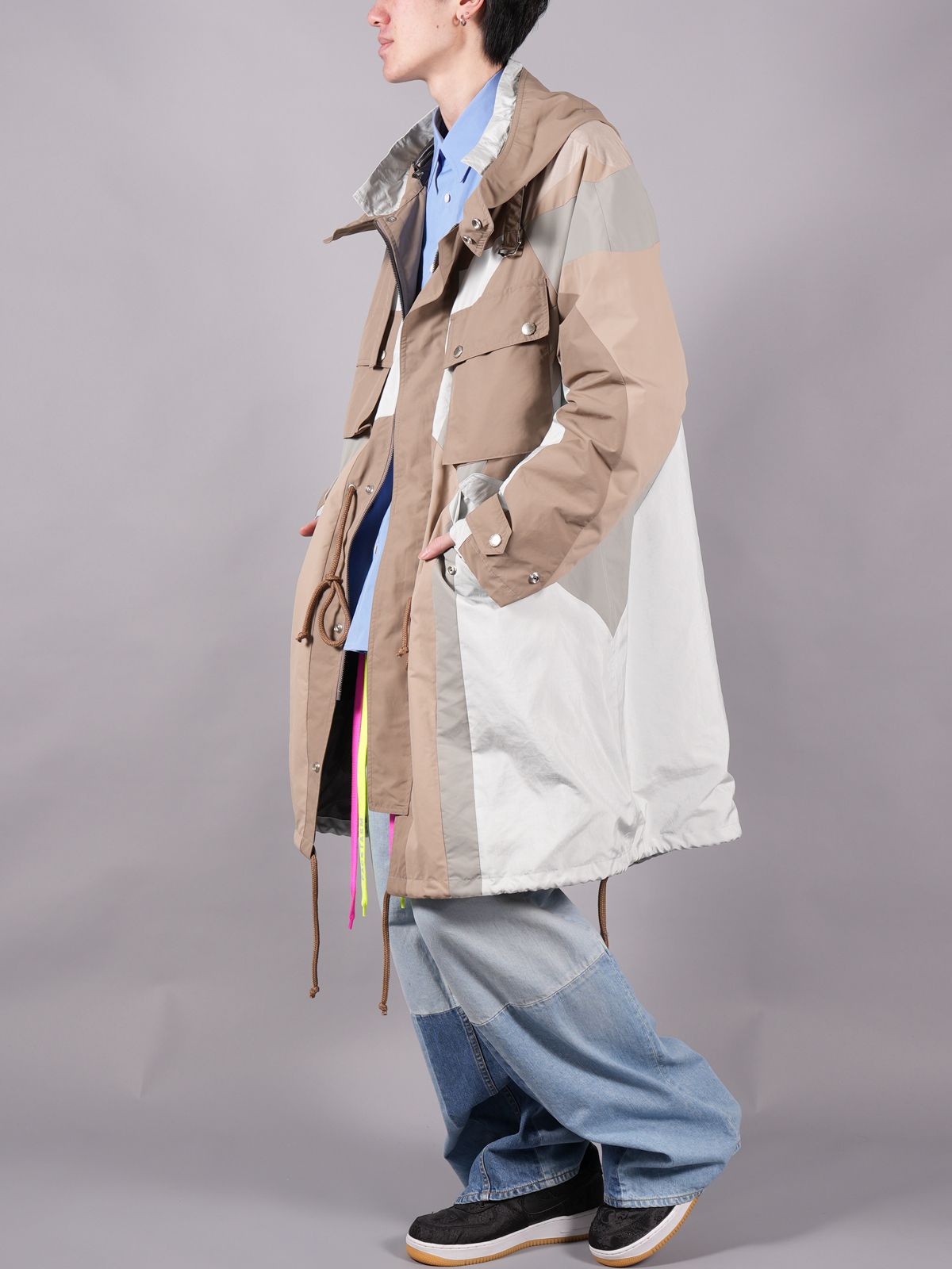 FACETASM - PATCHWORK MODS COAT / パッチワーク モッズ