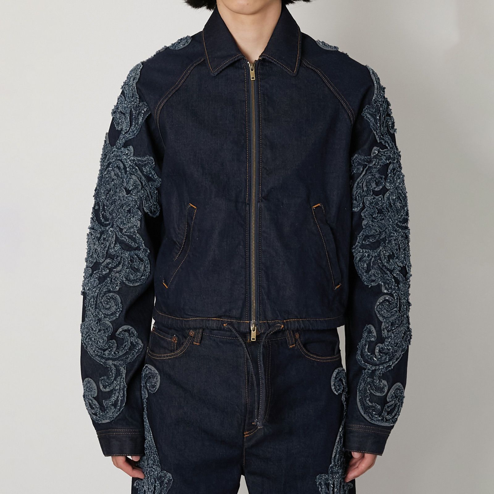 [予約商品] Denim Blouson / デニムブルゾン (インディゴ)