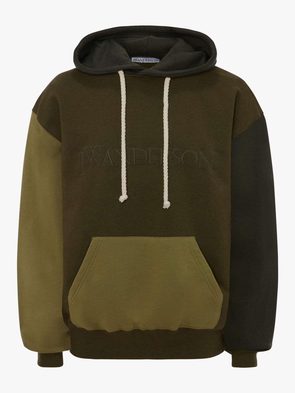 JW ANDERSON - ラスト1点 /COLOR BLACK HOODIE / カラーブロック ...