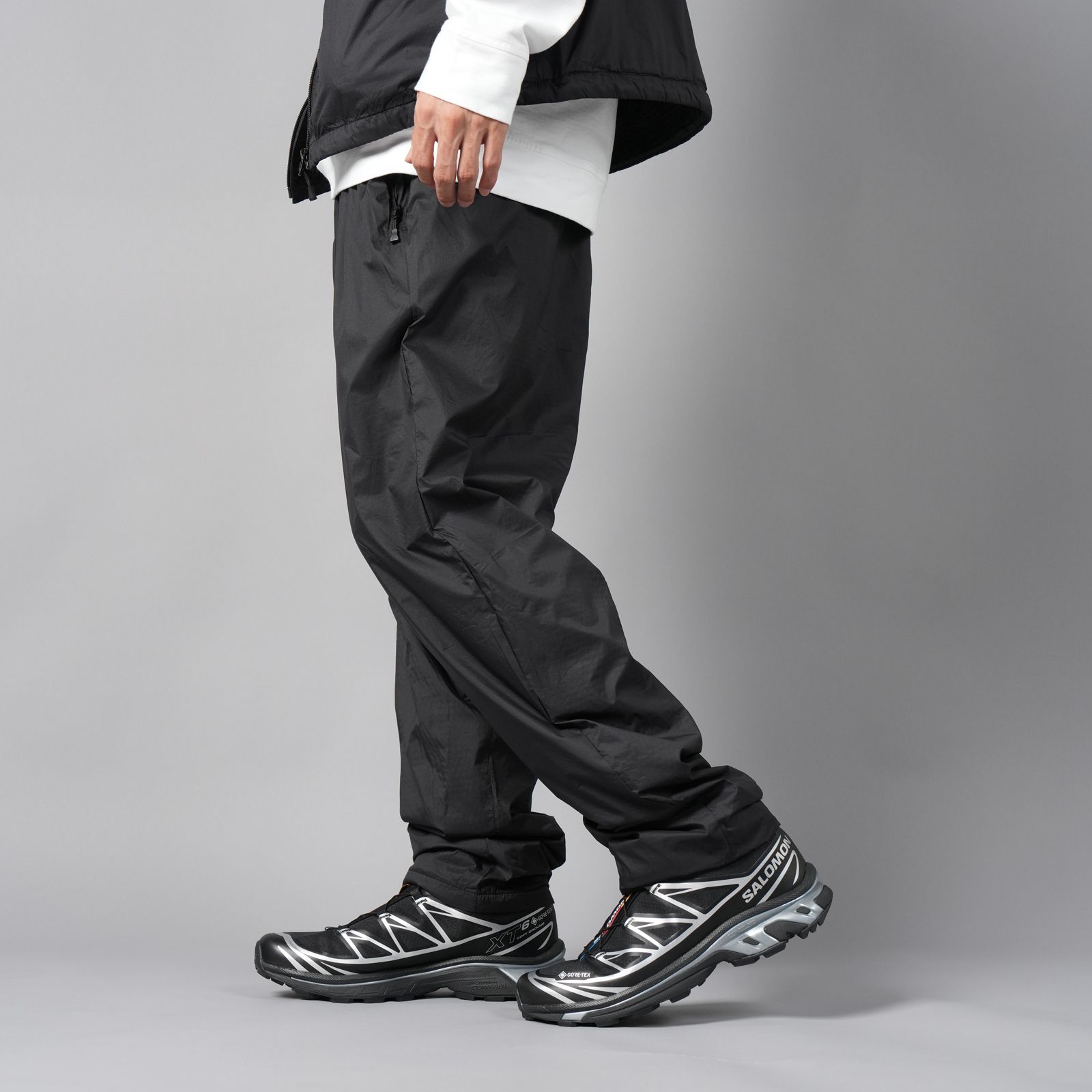 【ラスト1点】WR NY RIP x POLATEC®ALPHA® PANTS  / ナイロンリップストップパンツ (ブラック)