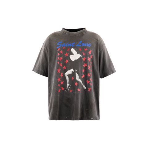 SM-MK1-0000-006 / SS T-SHIRT / SAINT LOVE / BLACK / Tシャツ  (ブラック)