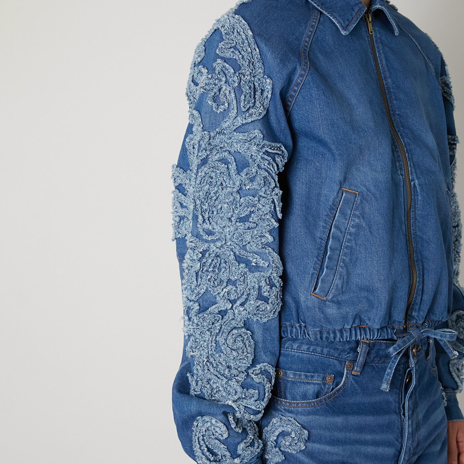 [予約商品] Denim Blouson / デニムブルゾン (ブリーチ)