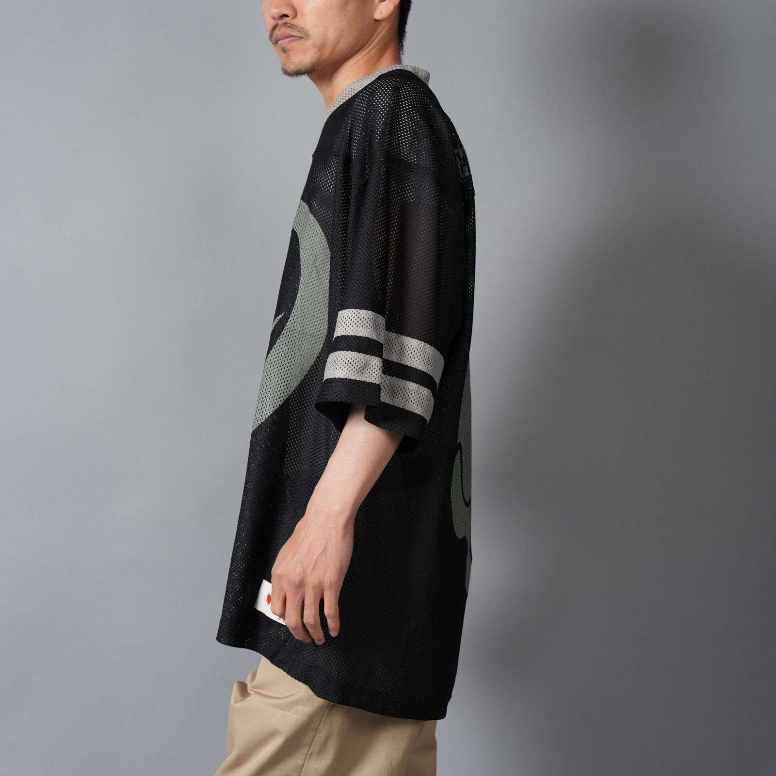 EU-MK8-0000-028 / EU FOOTBALL SS SHIRT / BLACK / フットボールシャツ (ブラック)