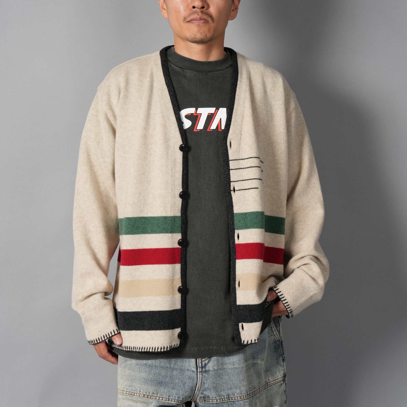 Hudson's Knit Cardigan / ニットカーディガン (クリーム)