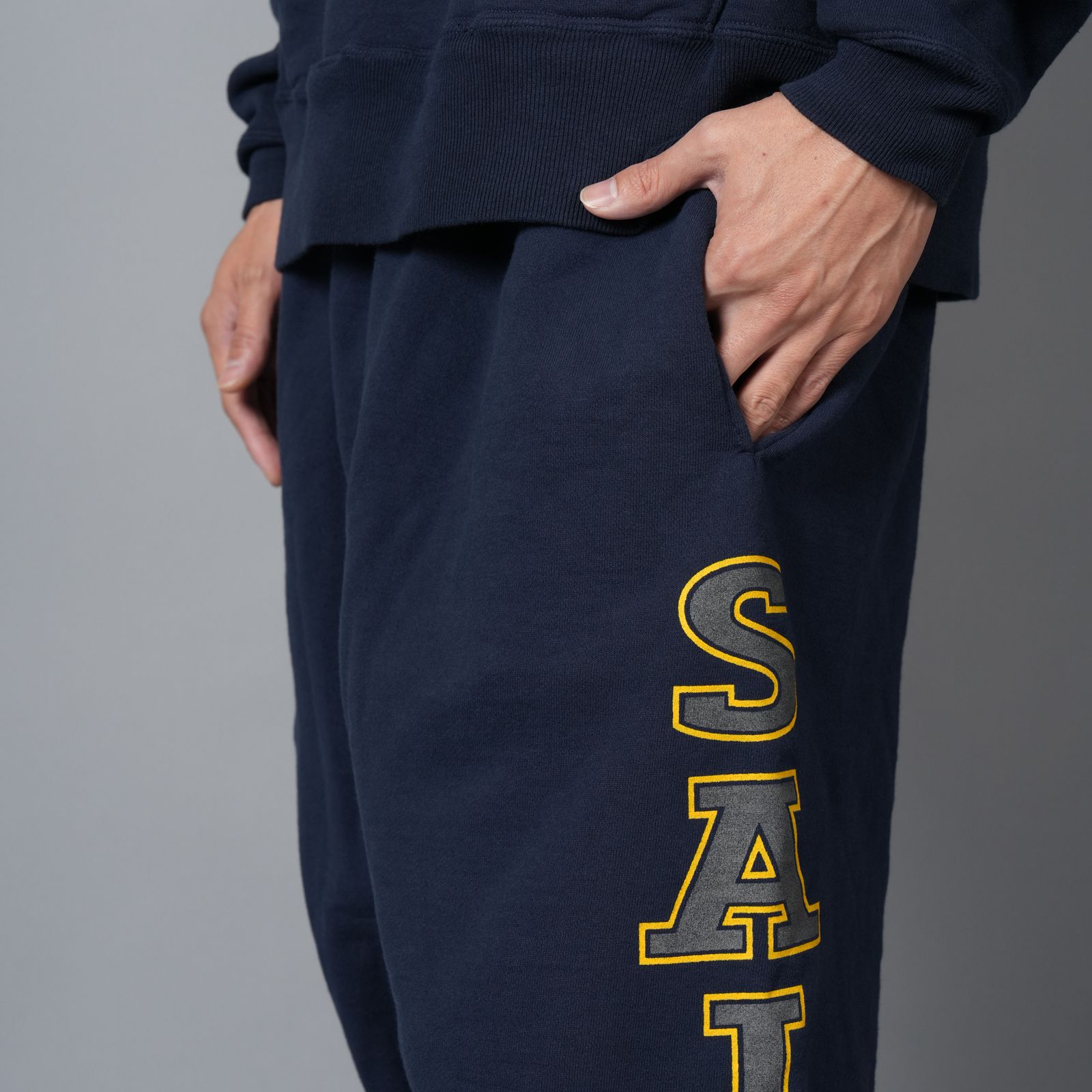SM-HR1-0000-062 / SWEAT PANTS / SAINT / NAVY / スウェットパンツ (ネイビー)