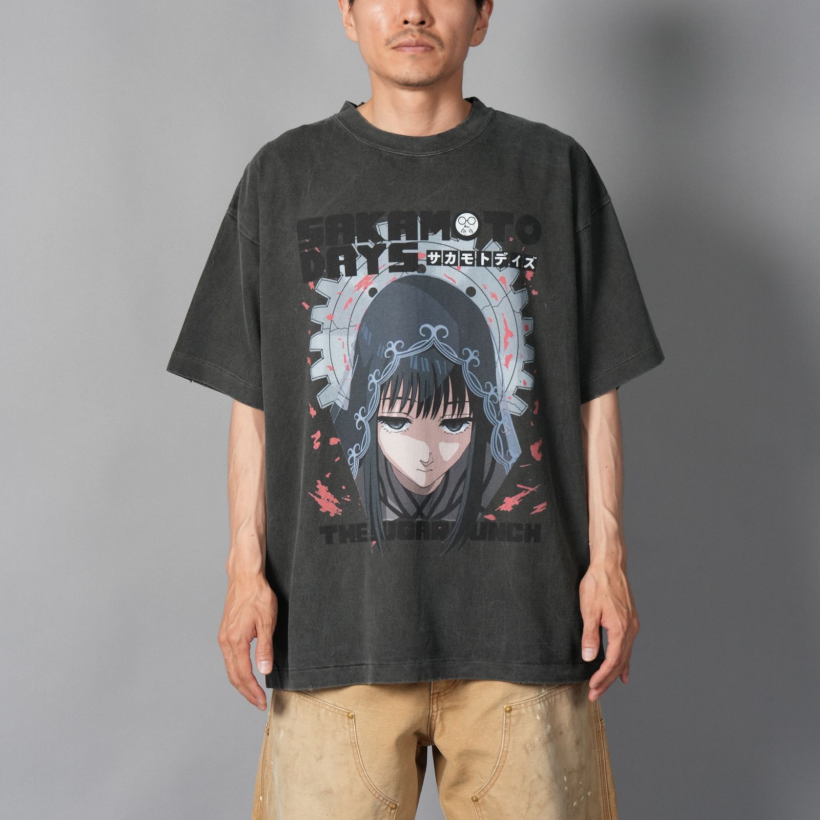 [SAKAMOTODAYS]  TSDM25SM007 / S/S T-Shirt (OSARAGI)  / Tシャツ (ブラック)