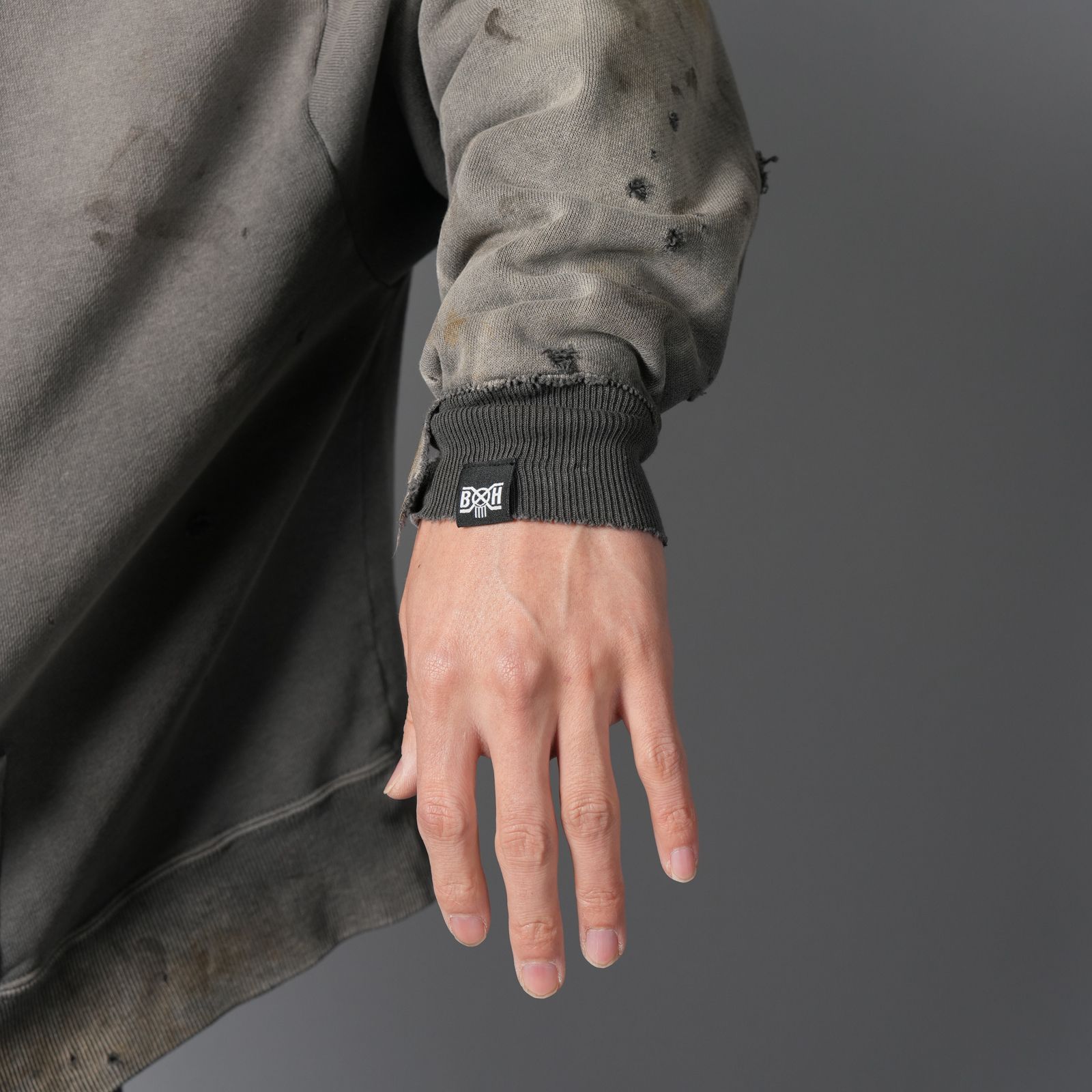 【コラボ】SM-MK8-0000-C32 / BH_ZIP HOODIE / SNT HUNTER / CHA / ジップフーディー(ブラック)