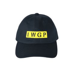 【ラスト1点】LOGO CAP / ロゴキャップ  (ブラック/イエロー)