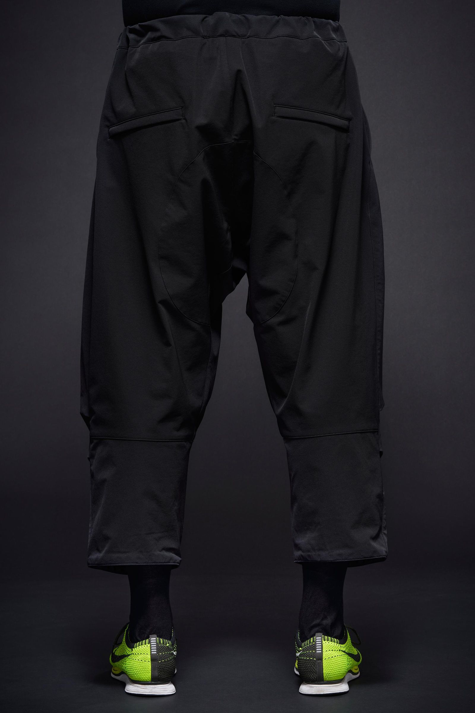 【ラスト1点】P17-DS / schoeller® Dryskin™ Web Belt Trouser Gen. 1.1 / ウェブ ベルト トラウザー / クロップドパンツ [WIDE FIT] (ブラック)