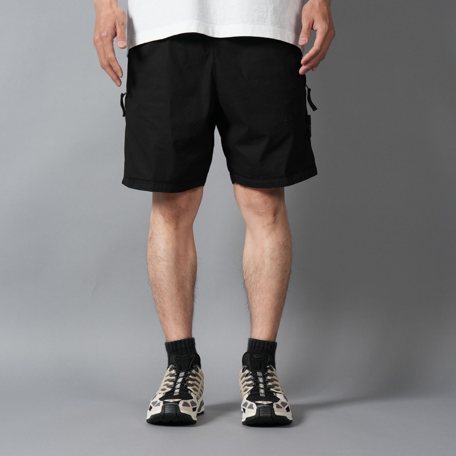 L100019 / CARGO SHORTS / カーゴショーツ (ブラック)
