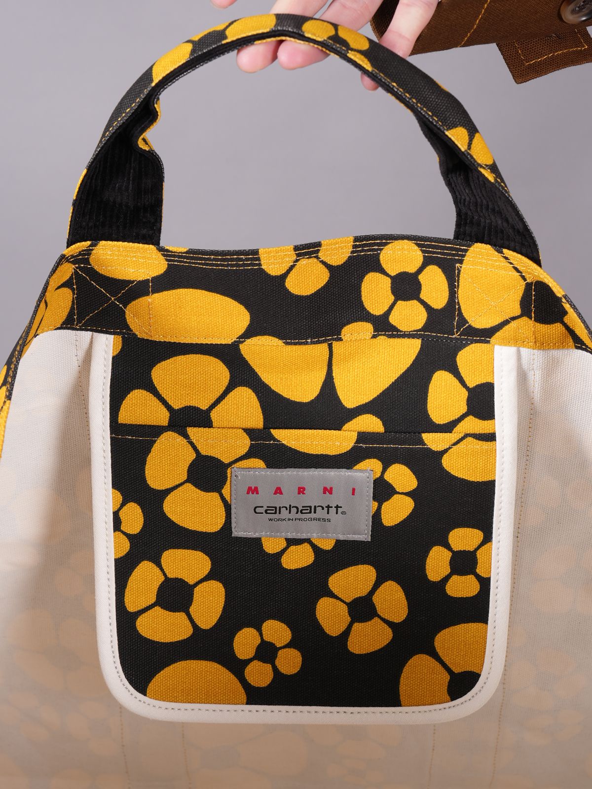 MARNI - MARNI X CARHARTT WIP - YELLOW SHOPPER / トートバック (サン ...