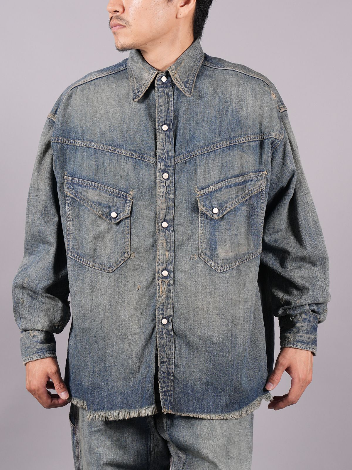 サイズM Raf Simons 18SS Denim Shirt デニムシャツ - www