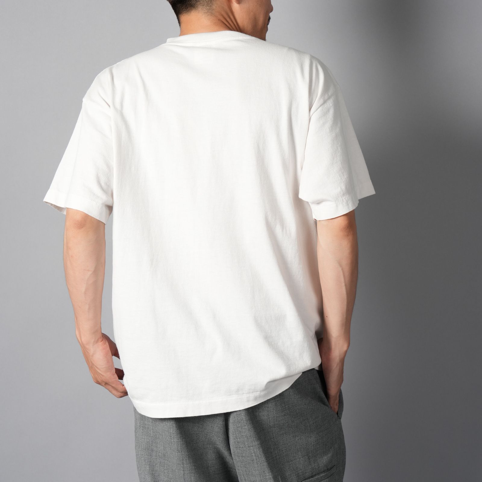 【残りわずか】SM-MK1-0000-013 / SS T-SHIRT / POCKET / WHITE / Tシャツ (ホワイト)