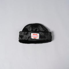 【ラスト1点】Faux Chinchilla Beanie / フォックス チンチラ ビーニー (ブラック)