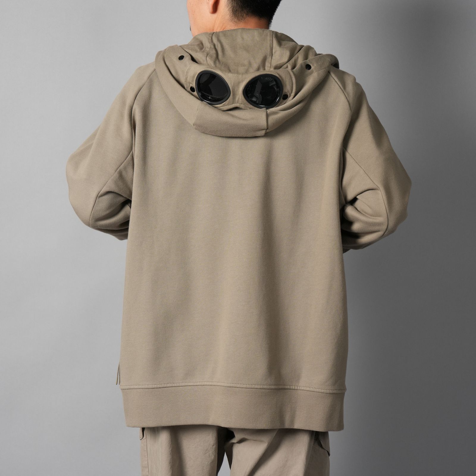 Diagonal Raised Fleece Goggle Zip Sweatshirt / ジップフーディー (フォールンロック)