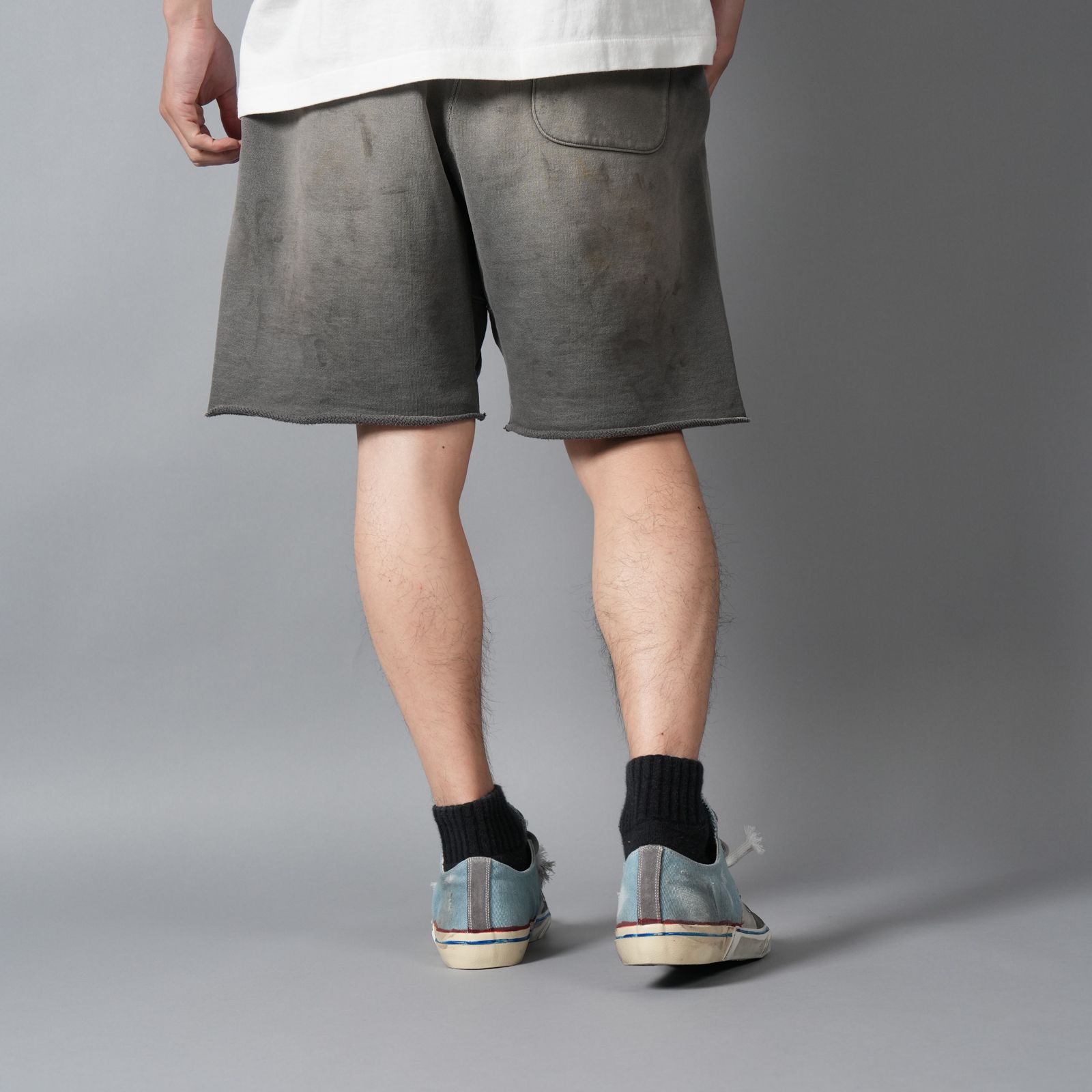 【ラスト1点】SM-MK8-0000-068 / SWEAT SHORTS / SAINT MXX / スウェットショーツ  (チャコール)