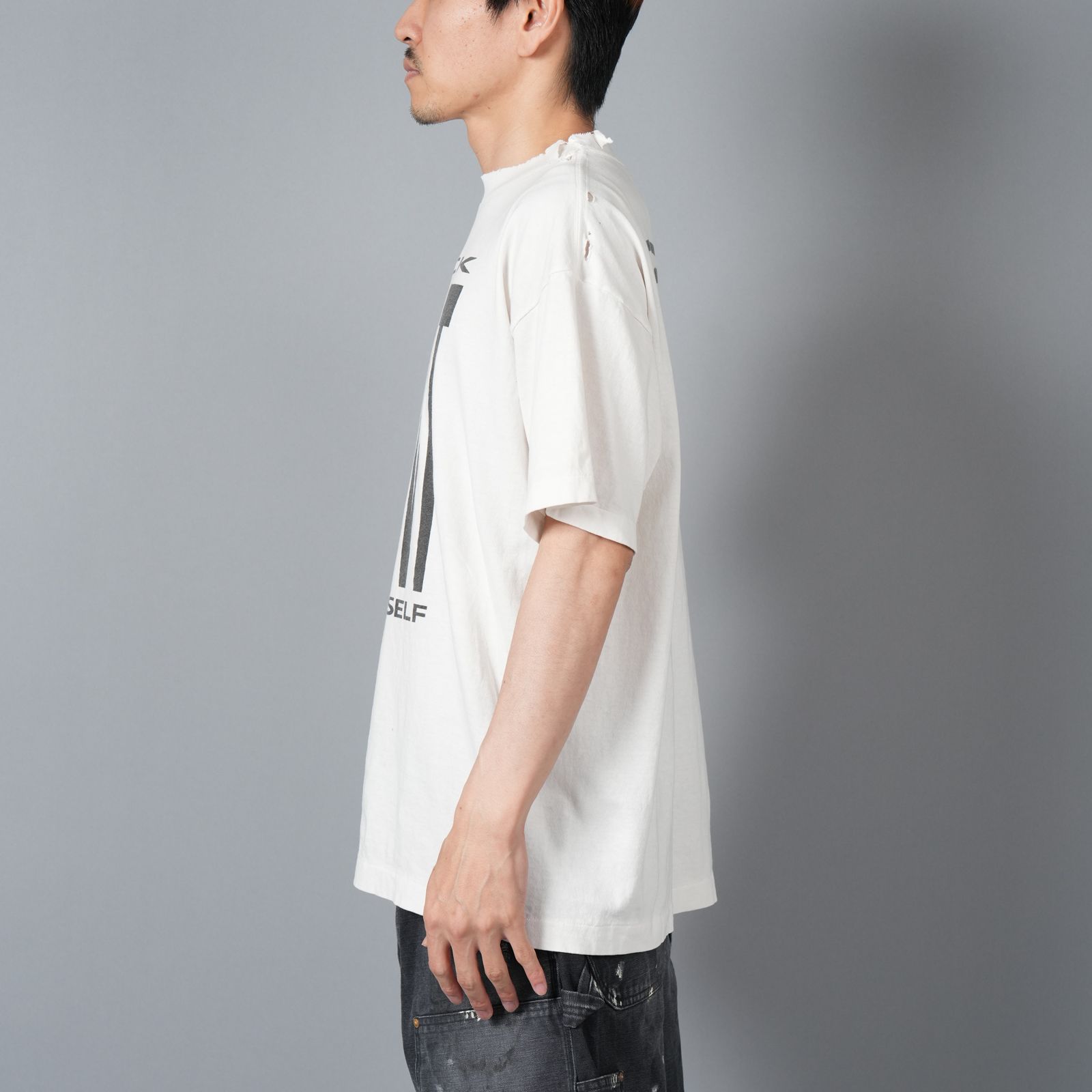 【国内買付】SAINT M××××××/ SS TEE/SAINT YOURSELF SAINT Mxxxxxx SS Tee Saint Yourself White T-shirt | eBay