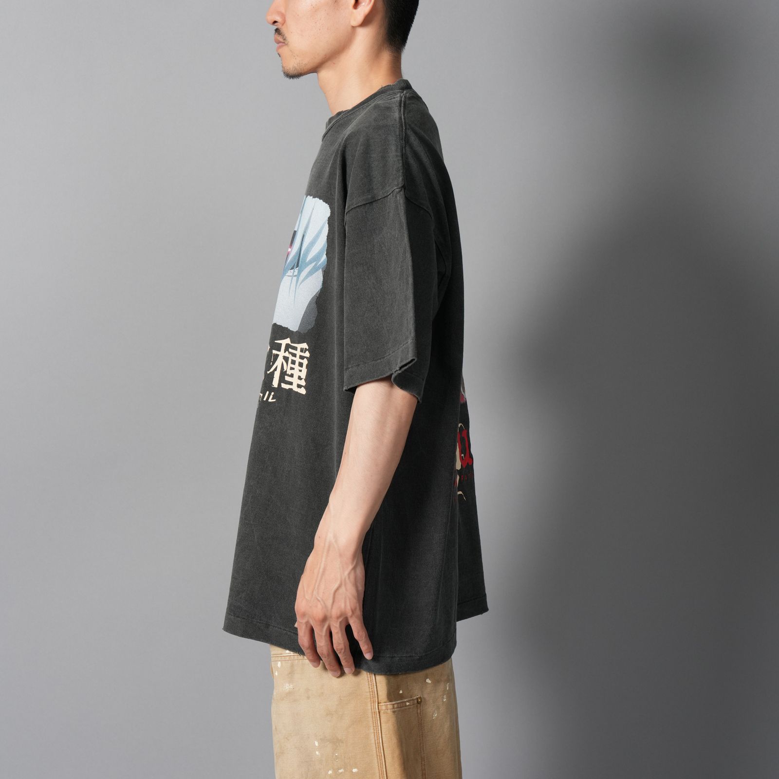 【残りわずか】[東京喰種]  TTGM25SM004 / S/S T-Shirt  (KANEKI BACK BORN)  / Tシャツ (ブラック)