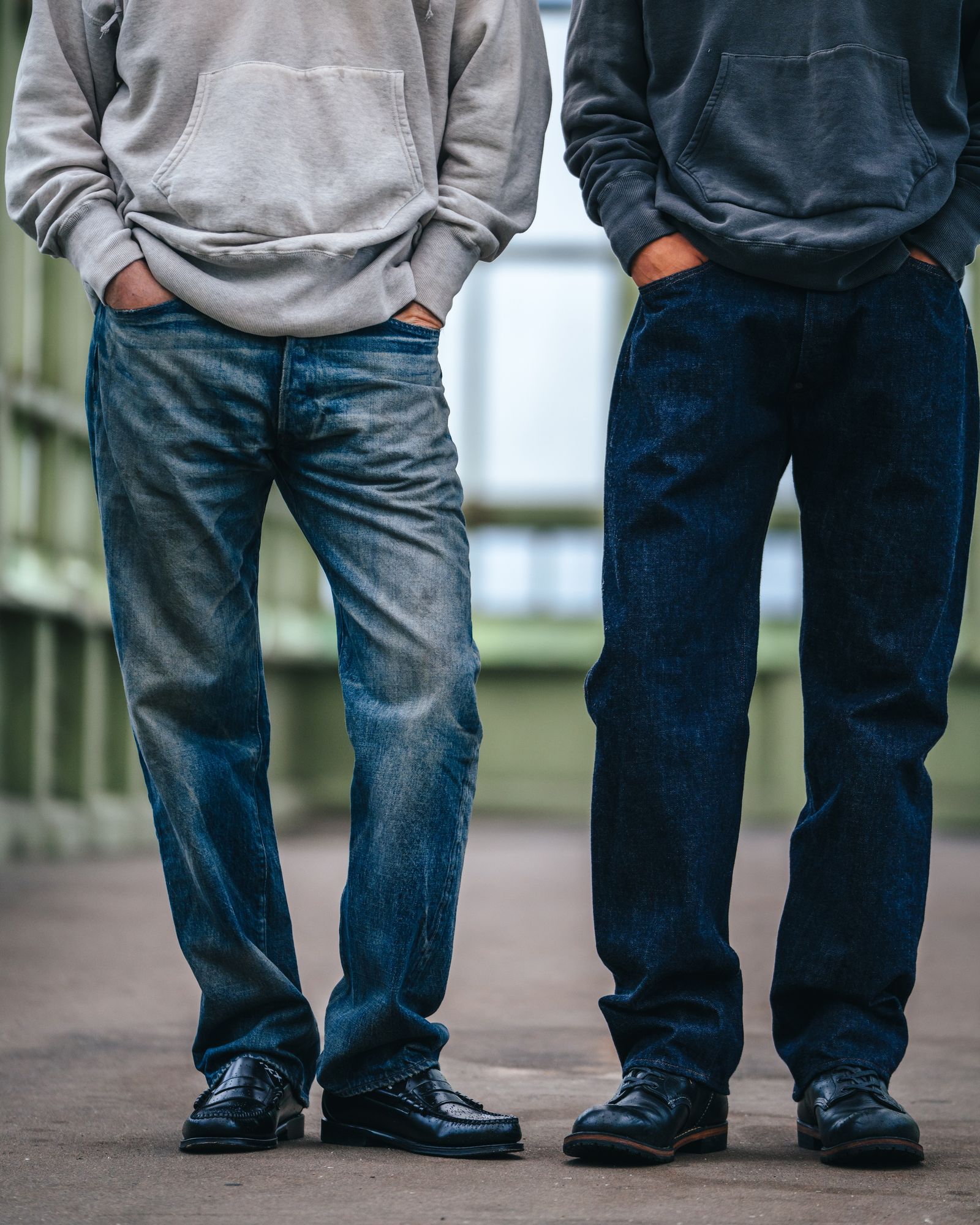 【コラボ】SM-HR1-0000-C61 / BB_DENIM PNT /  5PKTS REGID / BLUE / デニムパンツ (ブルー)