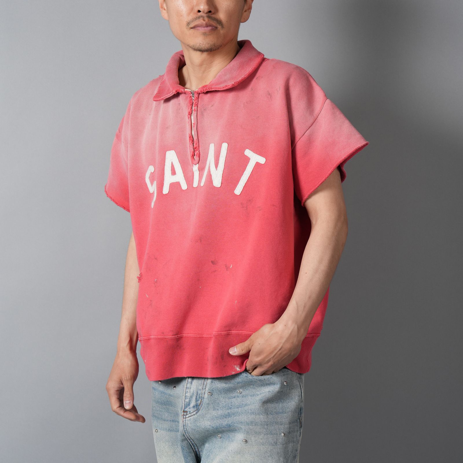 SAINT M×××××× - 【残りわずか】SM-MK8-0000-053 / SS HALF ZIP SWEAT