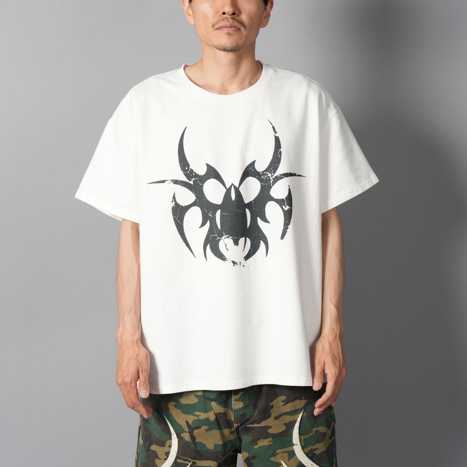 Deathgrip T-shirt / デスグリップ Tシャツ (クリーム)