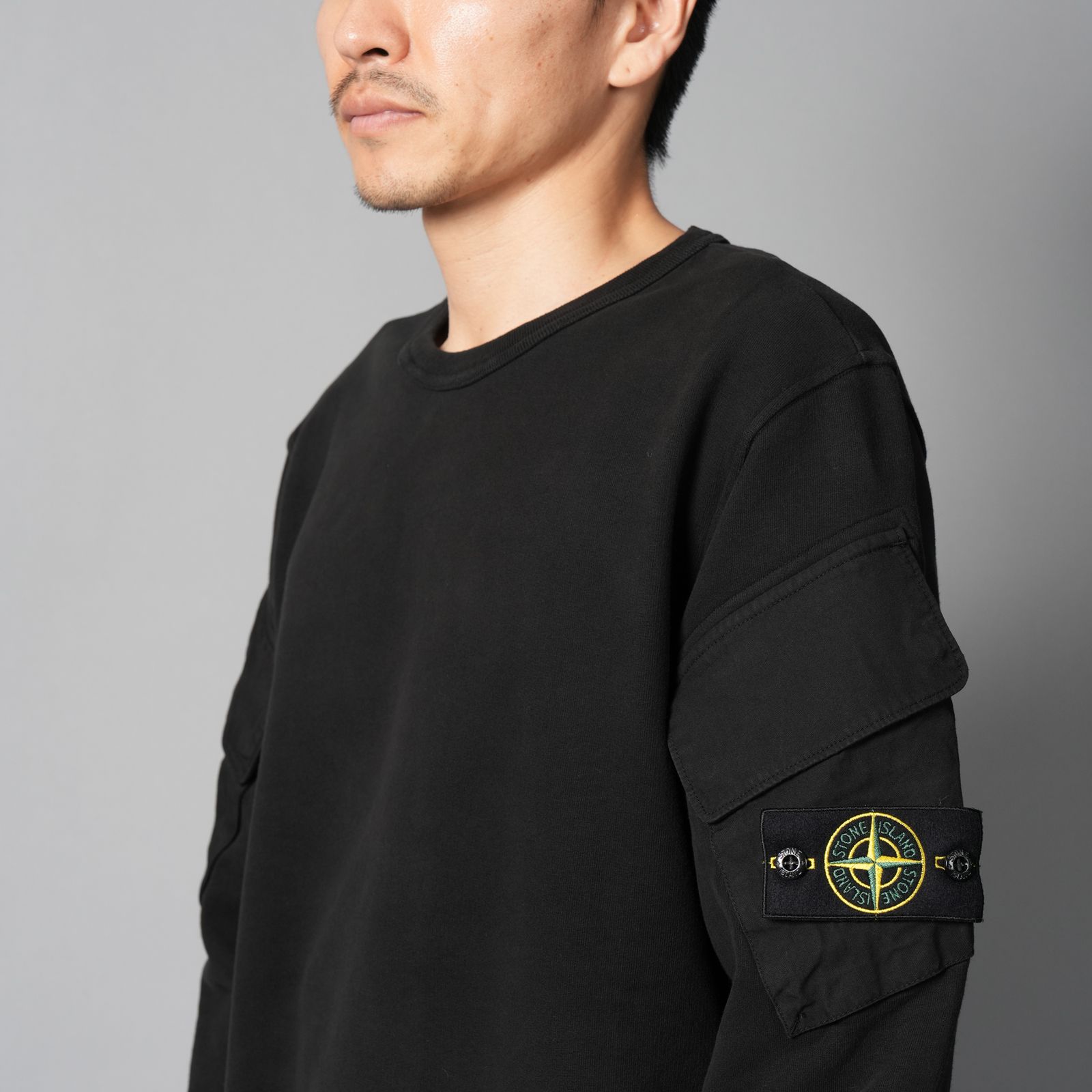 STONE  6100016 パナマ コットン スウェット シャツ STONE ISLAND 6100016 パナマ コットン スウェット シャツ
