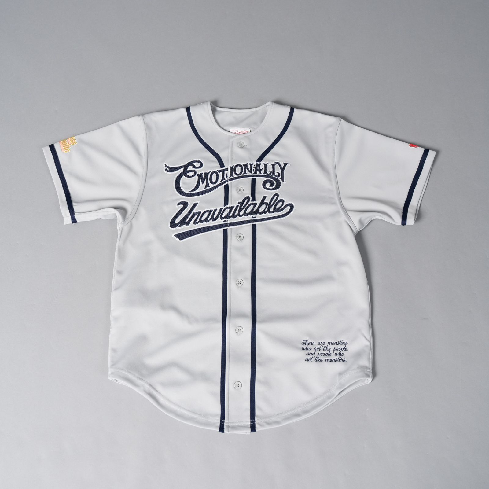 【コラボ】EU-HR8-0000-C02 / EU BASEBALL JERSEY / ベースボールジャージ (グレー)