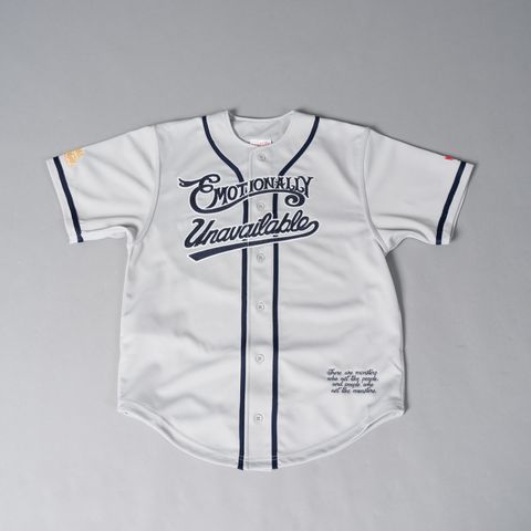 【コラボ】EU-HR8-0000-C02 / EU BASEBALL JERSEY / ベースボールジャージ (グレー)
