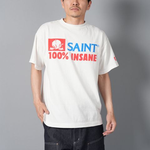 SM-HR8-0000-026 / SS TEE / INSANE / WHITE / Tシャツ (ホワイト)
