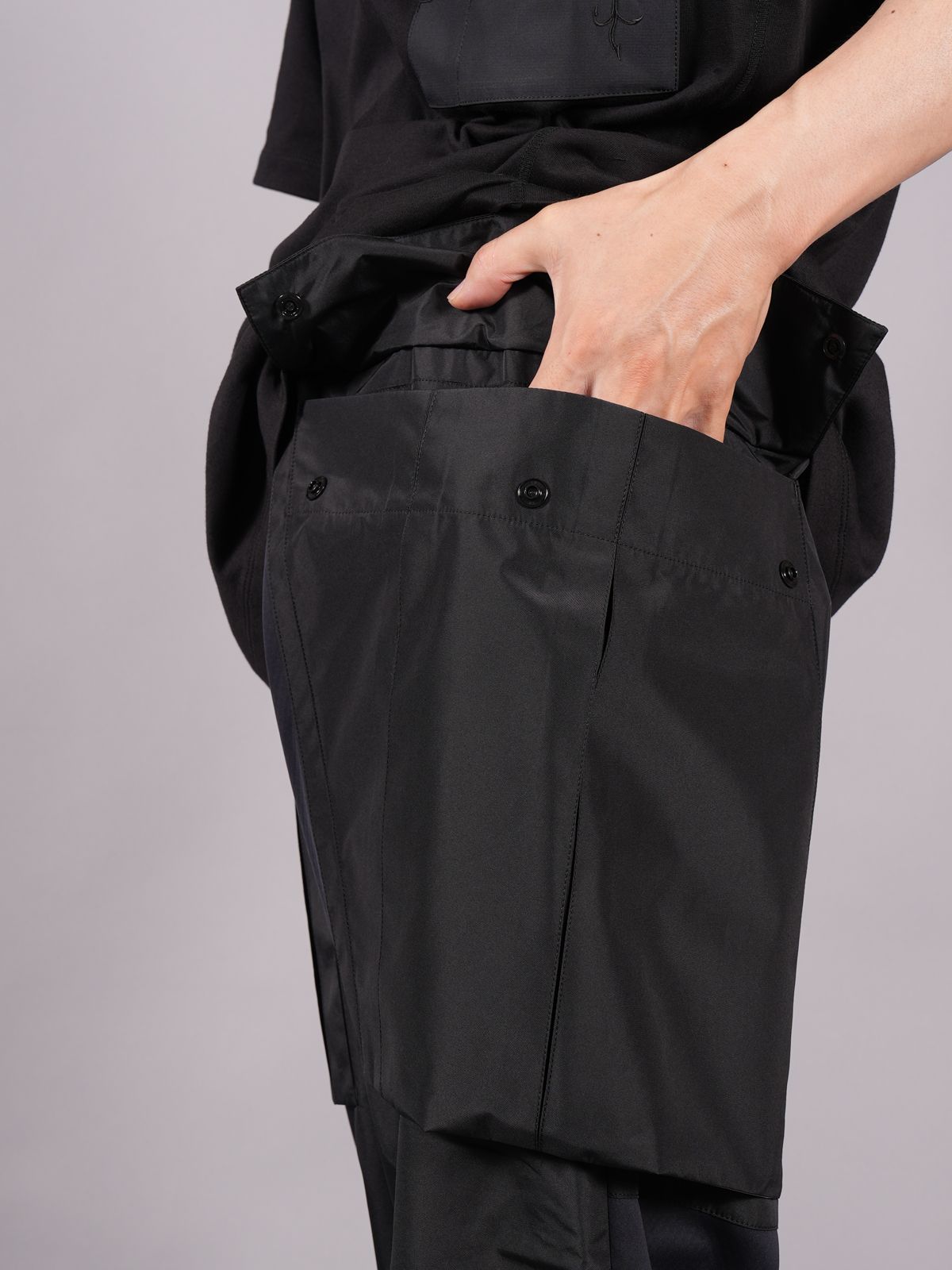 【ラスト1点】WINDSTOPPER BY GORE-TEX LABS CARGO PANTS / ゴアテックス ラボ / カーゴパンツ (ナイトシーブラック)
