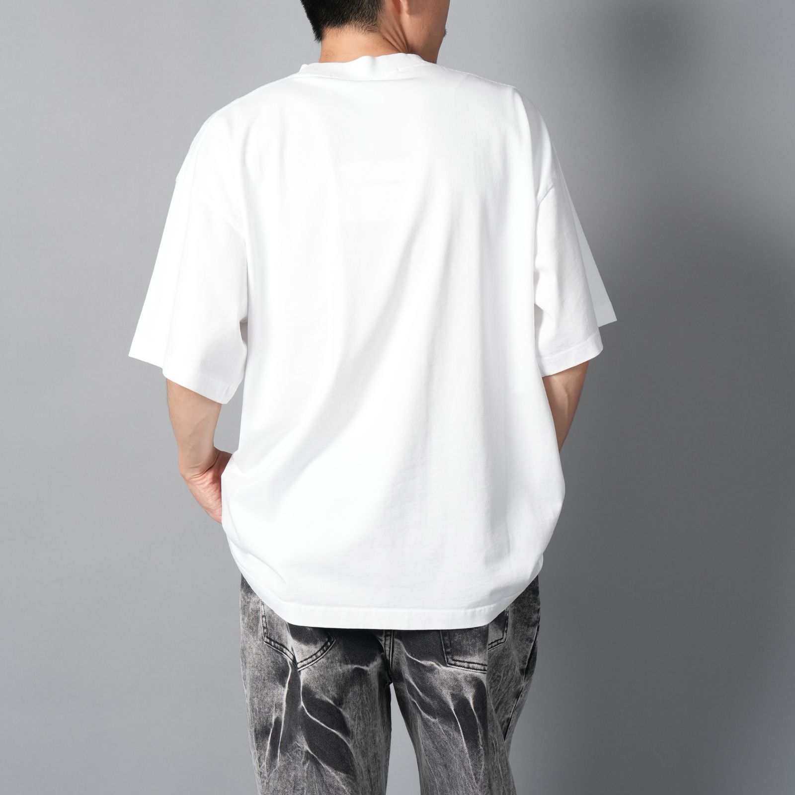 alexander wang - SHORT SLEEVE T-SHIRT / ブラック コットン