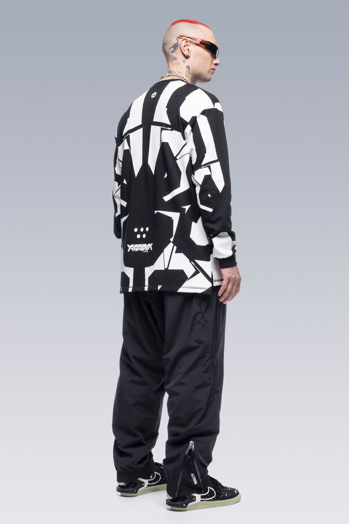 【ラスト1点】 S36-PR / 100% Cotton Long Sleeve T-shirt / ロンT ・カットソー  (ブラック)