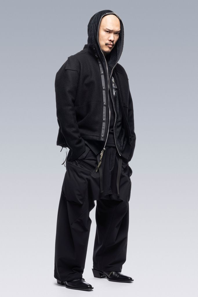 【ラスト1点】 P30-AL-DS / schoeller Dryskin Articulated Pants / ultrawide cargo trousers / ウルトラワイド カーゴ トラウザー / パンツ [ウルトラワイドフィット] (ブラック)