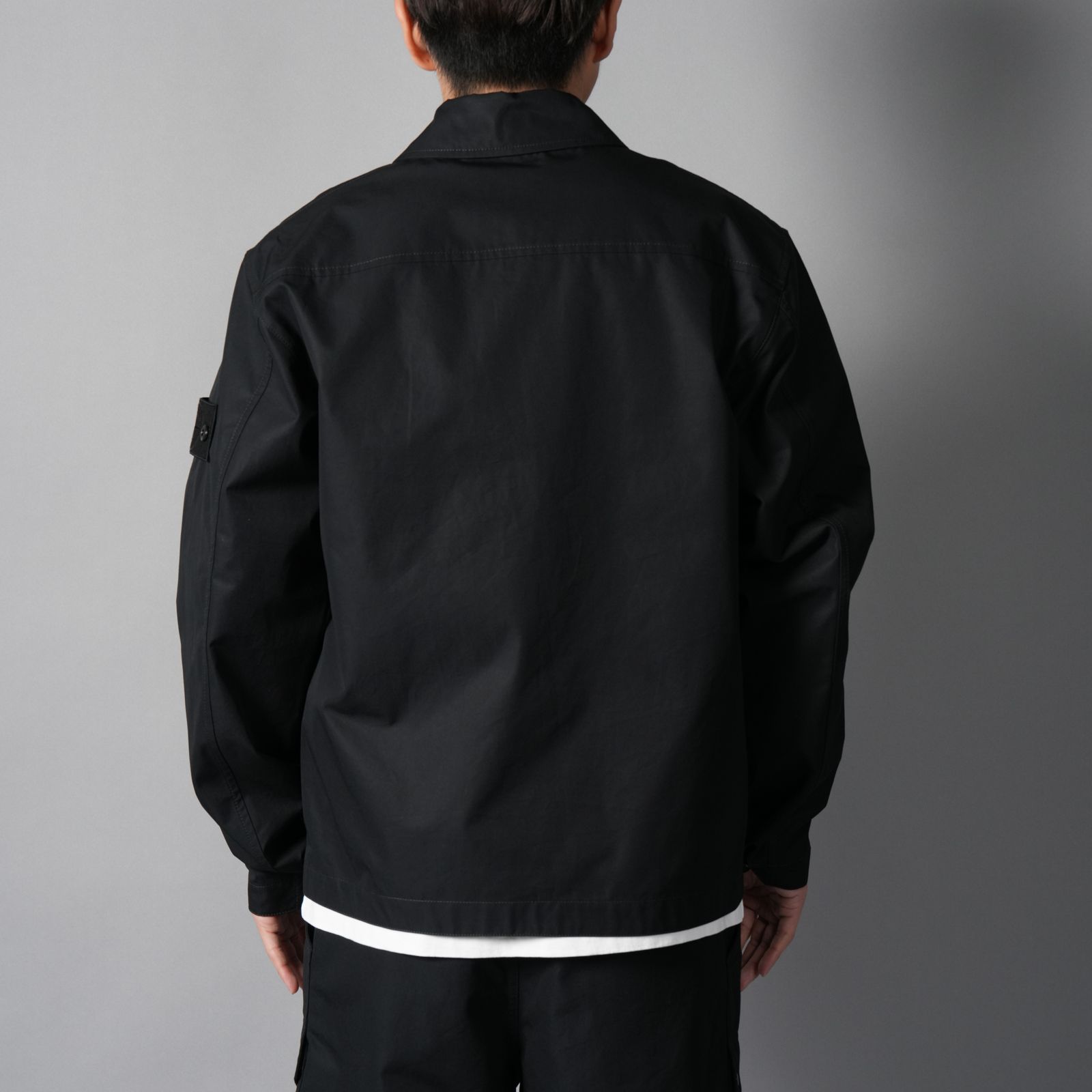 1200011 / ALL-WEATHER COTTON CANVAS_S.I. GHOST / シャツジャケット (ブラック)