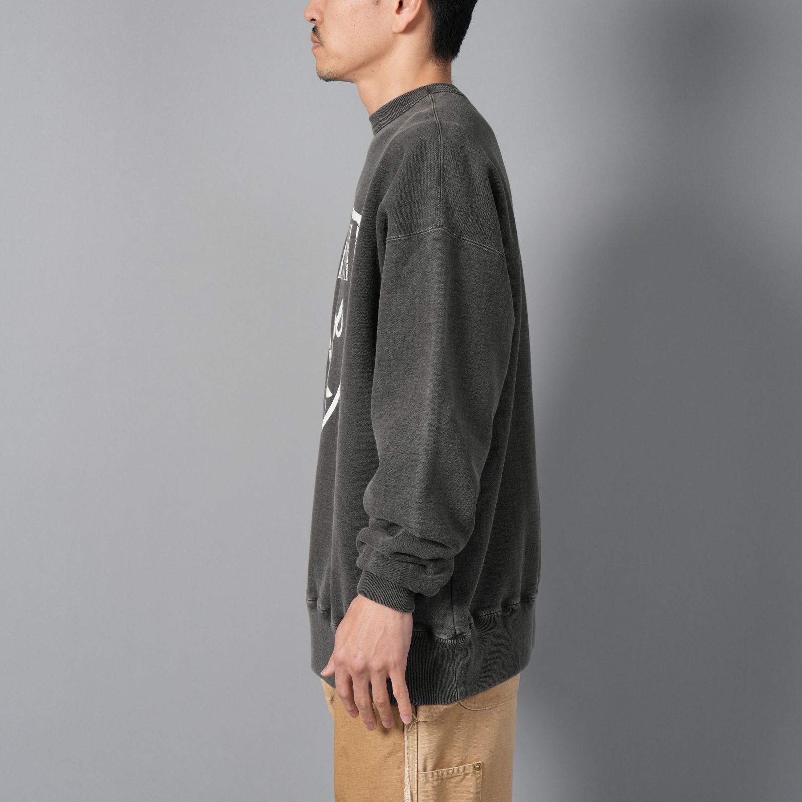 LASTMAN - 【残りわずか】PRINTED CREW NECK 