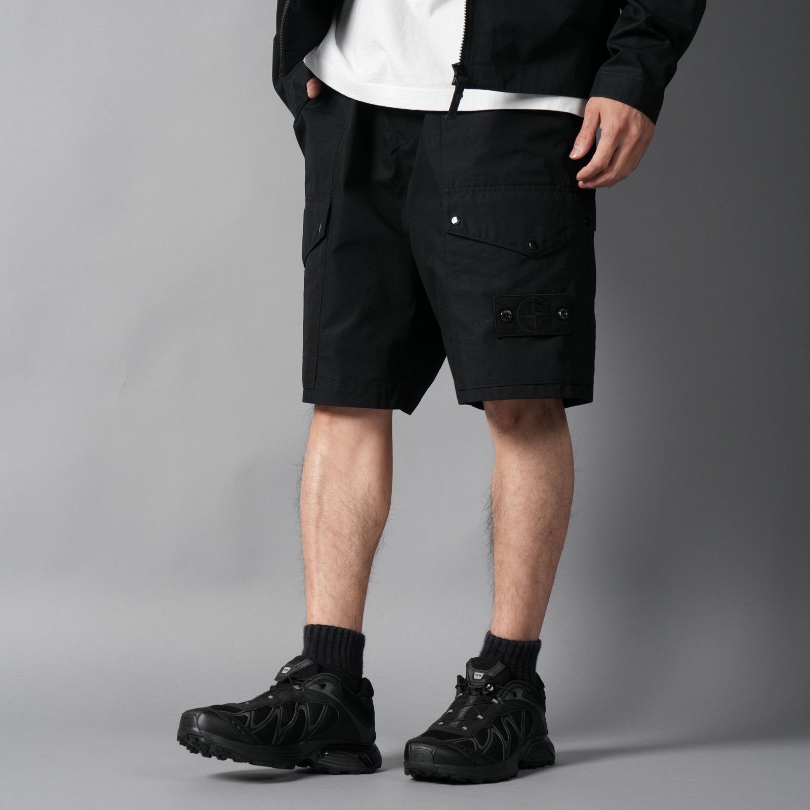 L100004 / ALL-WEATHER COTTON CANVAS_S.I. GHOST / カーゴパンツ (ブラック)