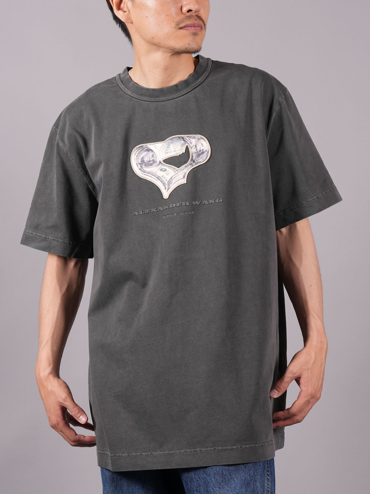 alexander wang - 【ラスト1点】 SHORT SLEEVE TEE WITH MONEY HEART 