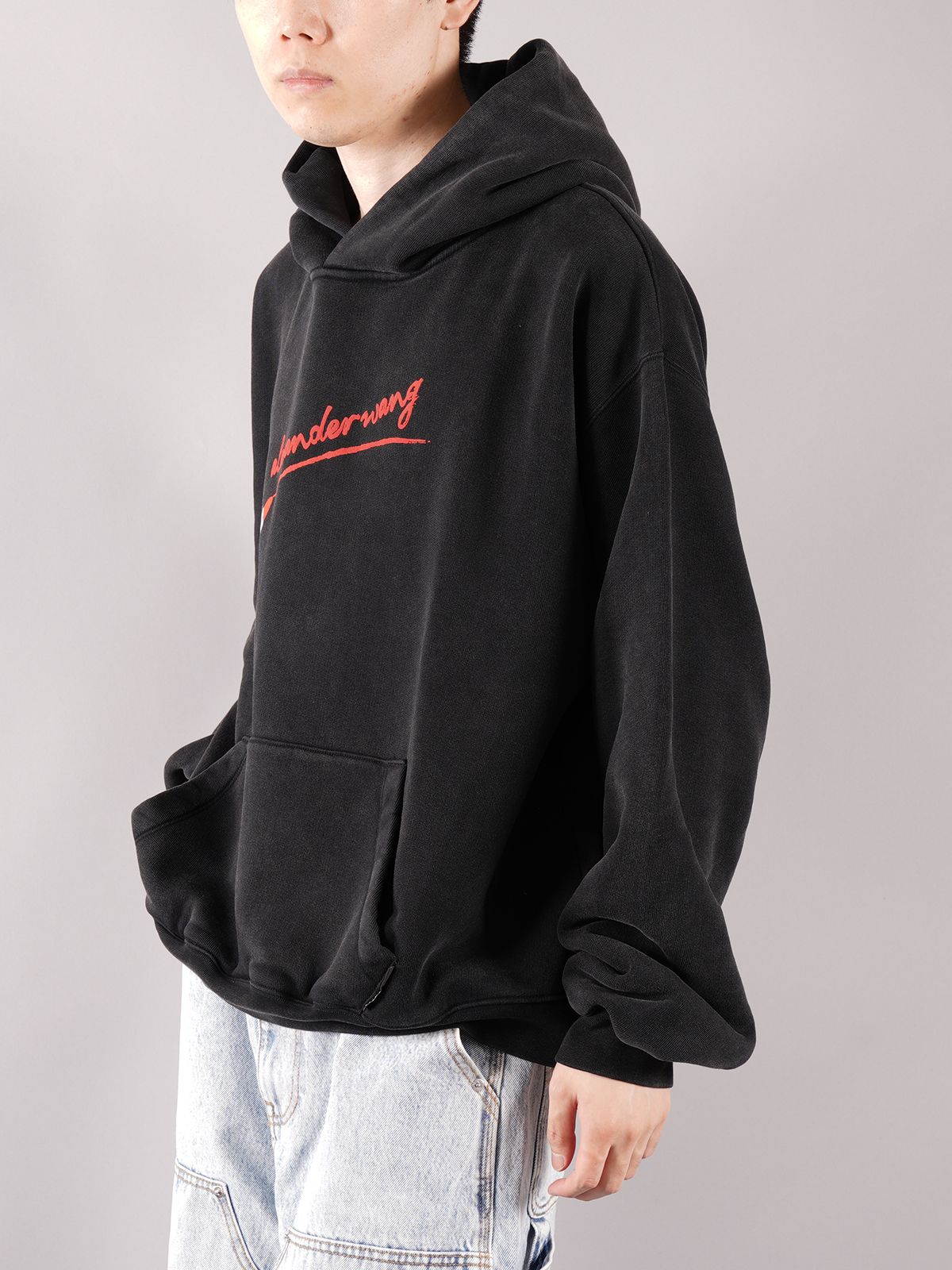 ALEXANDER WANG - ラスト1点 / CLASSIC SWEATSHIRT HOODIE WITH