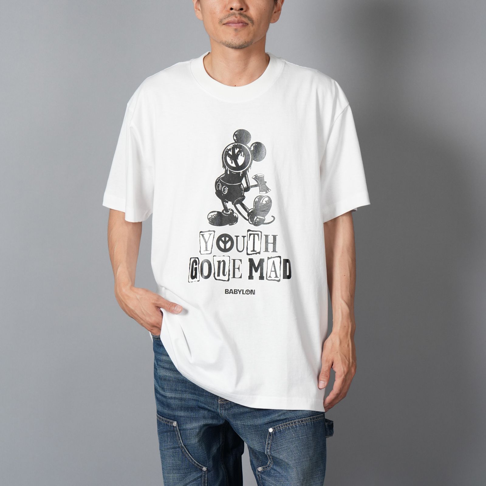 S/S YOUTH GONE MAD TEE / Tシャツ  (ピュアホワイト)
