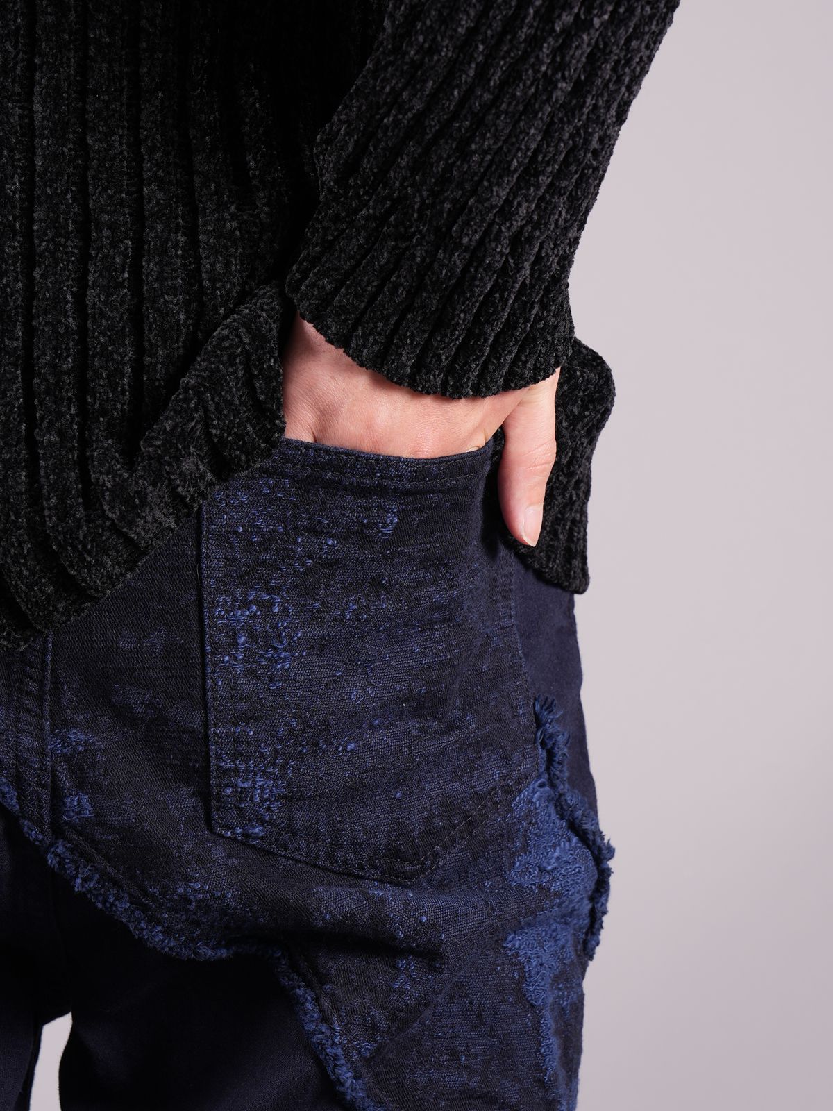 TAAKK - 【ラスト1点】TAAKK DENIM ESCARGOT FLARE c#navy / 定番