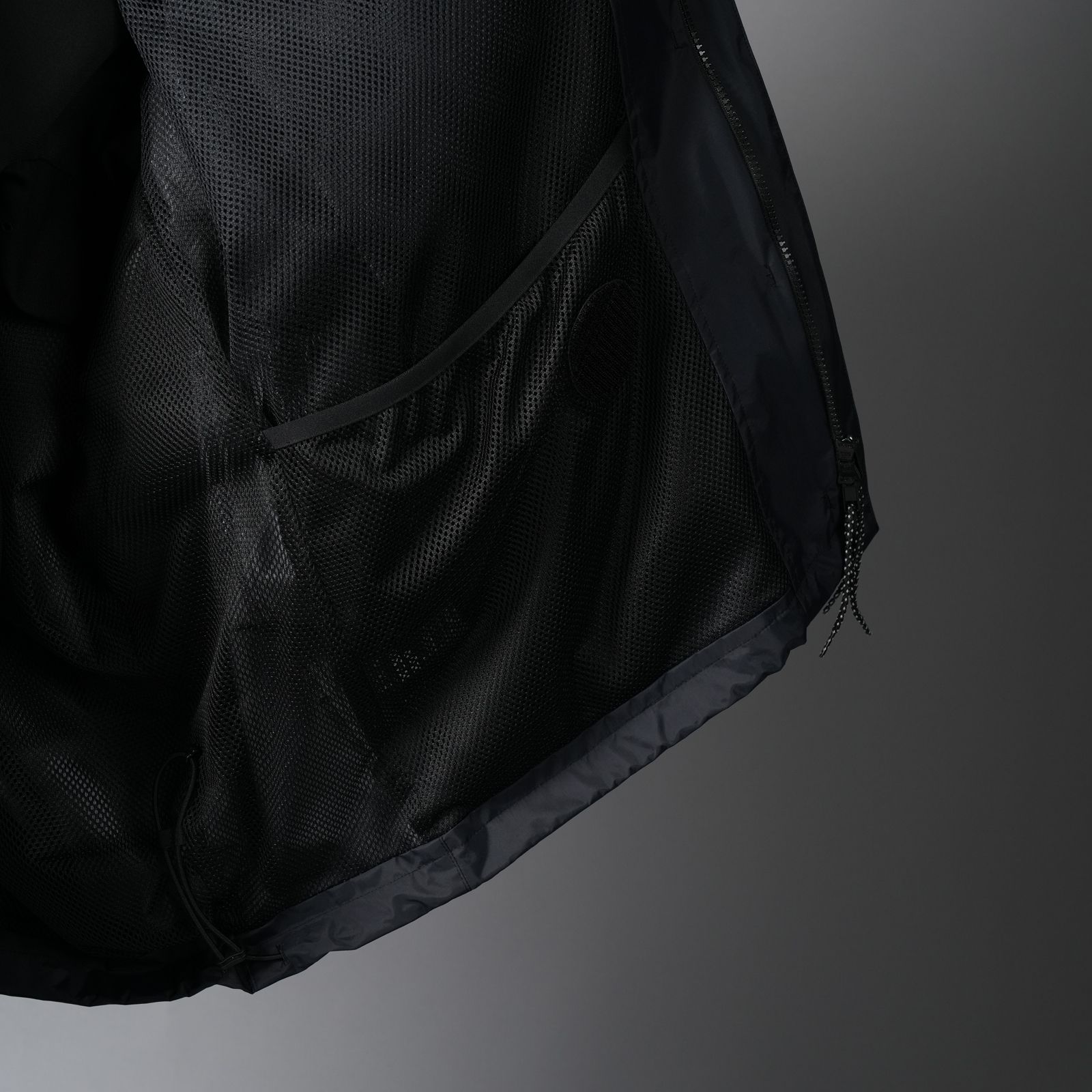 【GHOST】WOVEN 3L WATER-REPELLENT HOOD PONCHO NINJA BLOUSON / ニンジャ ブルゾン(ブラック)