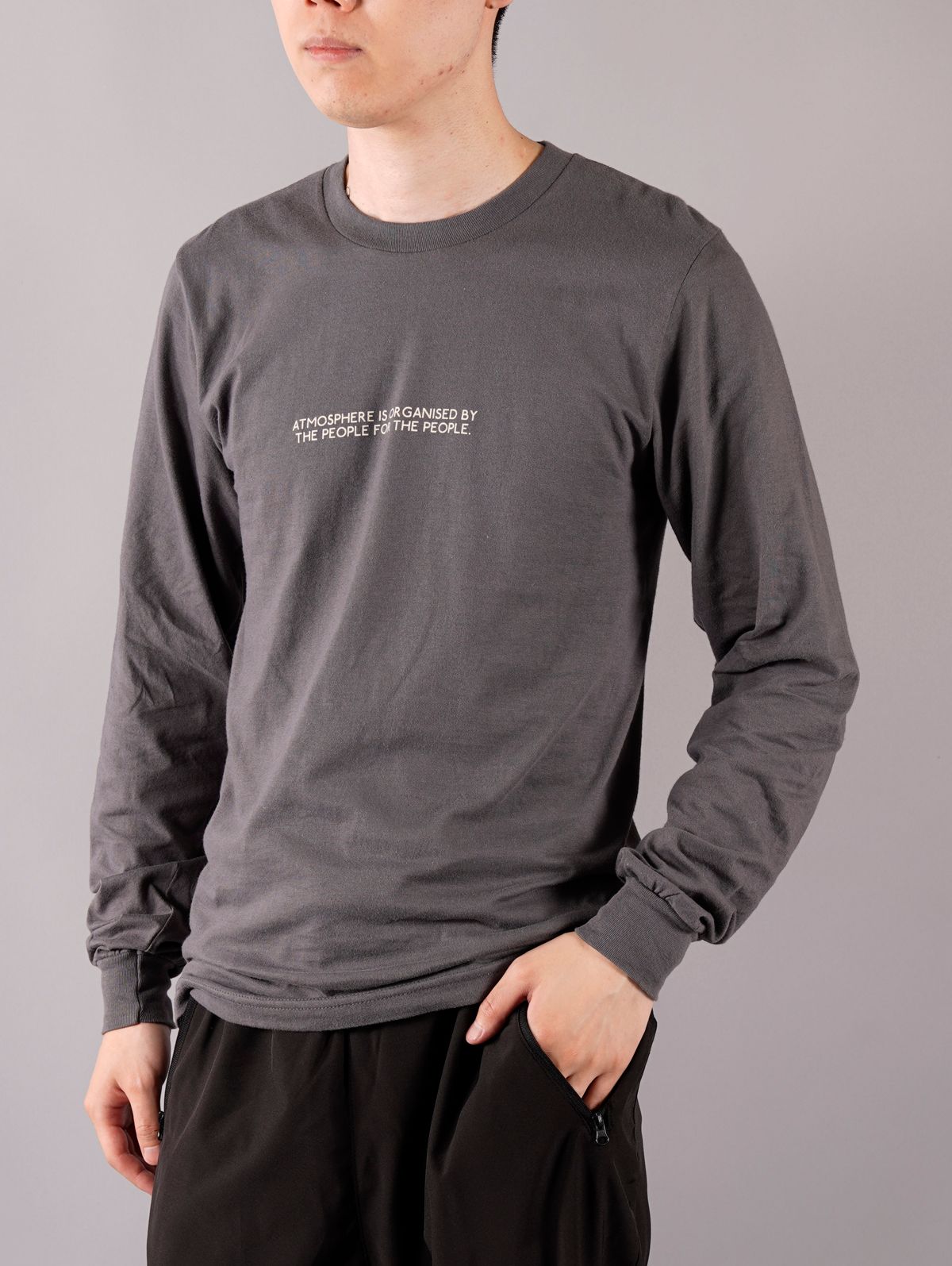 【ラスト1点】Ends Long Sleeve T-Shirt - ロングスリーブTシャツ (グレー)