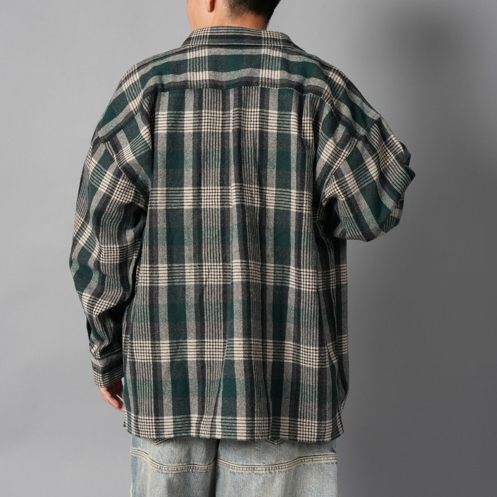 Classic Wool Shirt / クラシックウールシャツ (グリーン)