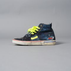 【残りわずか】CALY STAR HI / キャリースターハイ / スニーカー (デニムブルー / カラーブラック)