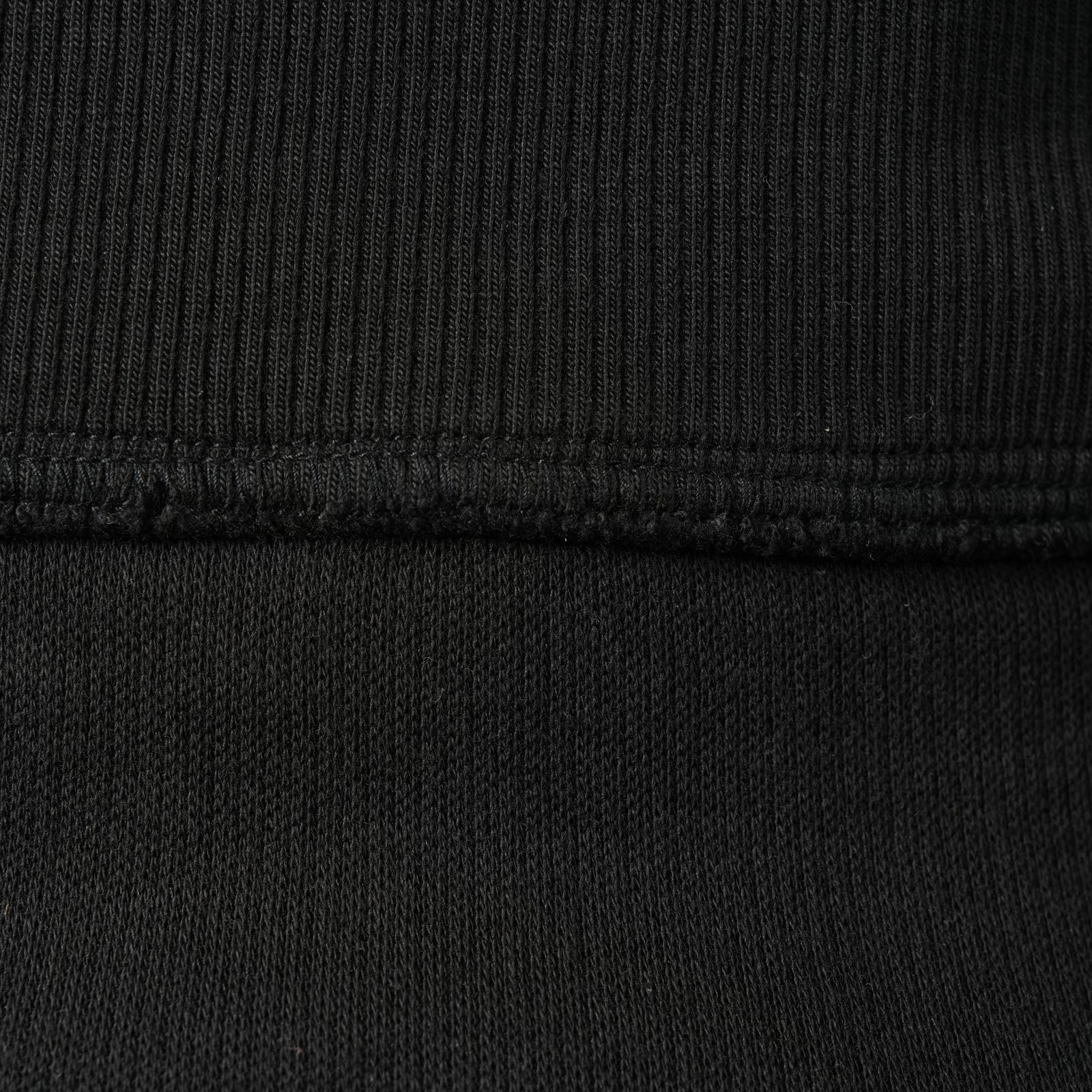 6100017 / ORGANIC COTTON INTERLOCK  / クルーネックスウェット(ブラック)
