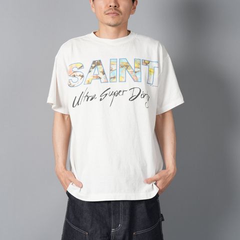 【ラスト1点】SM-HR8-0000-025 / SS TEE / SUPER DIRTY / WHITE / Tシャツ (ホワイト)