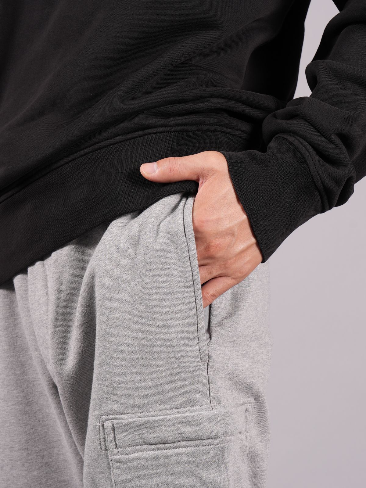 【ラスト1点】【定番商品】 64551 / FLEECE PANTS / スウェットパンツ [スリムフィット] [ガーメントダイ]  (グレー)